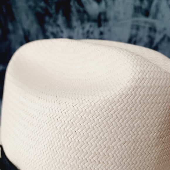 Stetson Straw Fedora Hat 4X - Picture 3 of 7